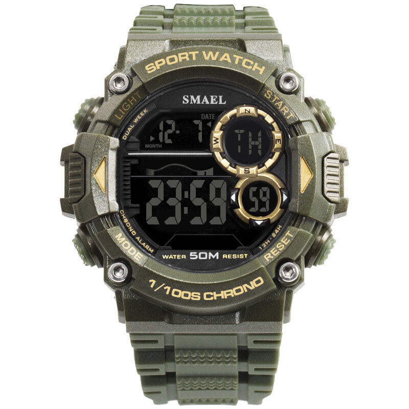 Digitální hodinky Smael 1707 green