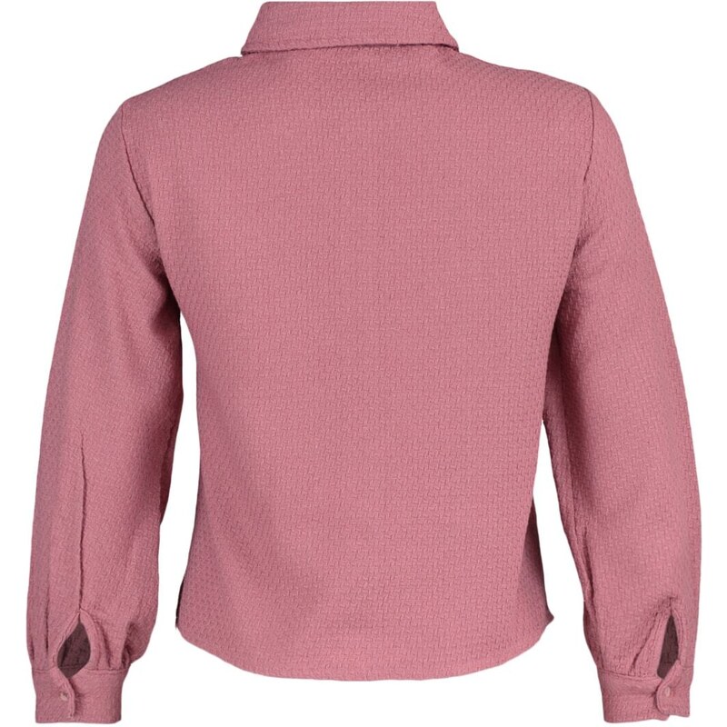 Trendyol Dried Rose Woven Basic Shirt