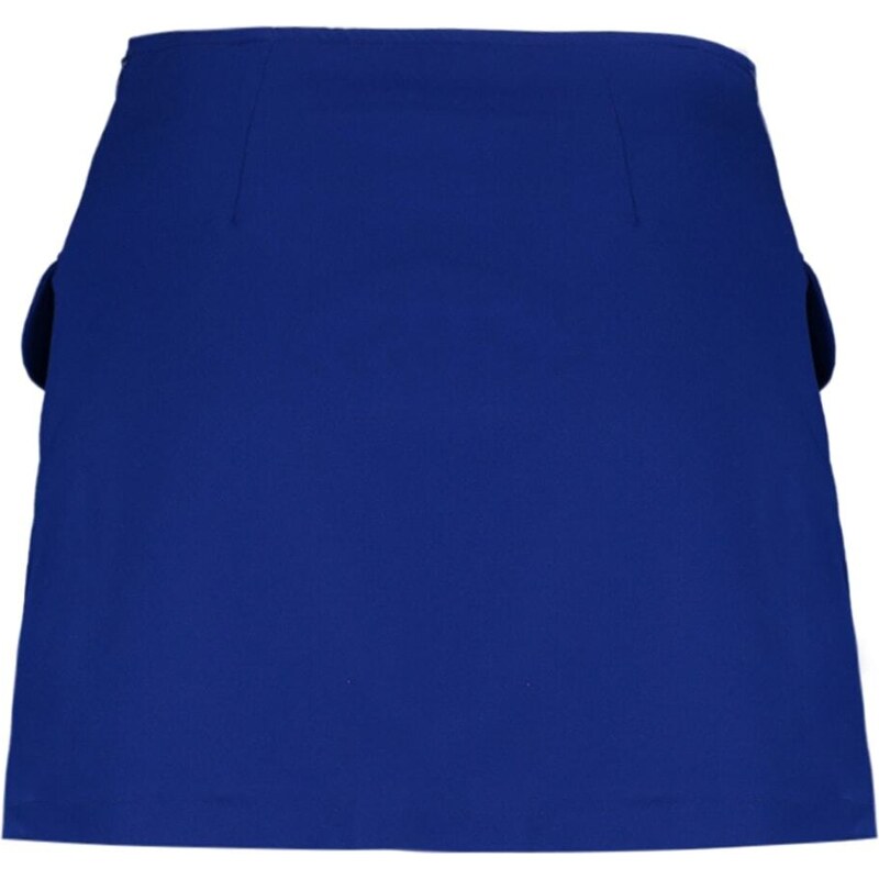 Trendyol Weave Mini Skirt With Sax Buttons