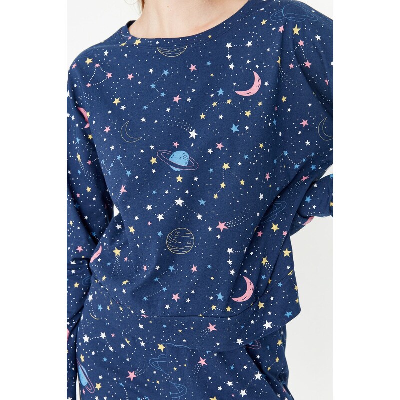 Dámské pyžamo Trendyol Space Print