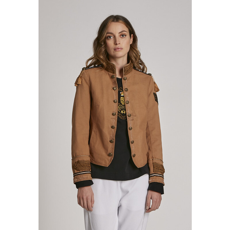 BLEJZR LA MARTINA WOMAN JACKET COTTON TWILL