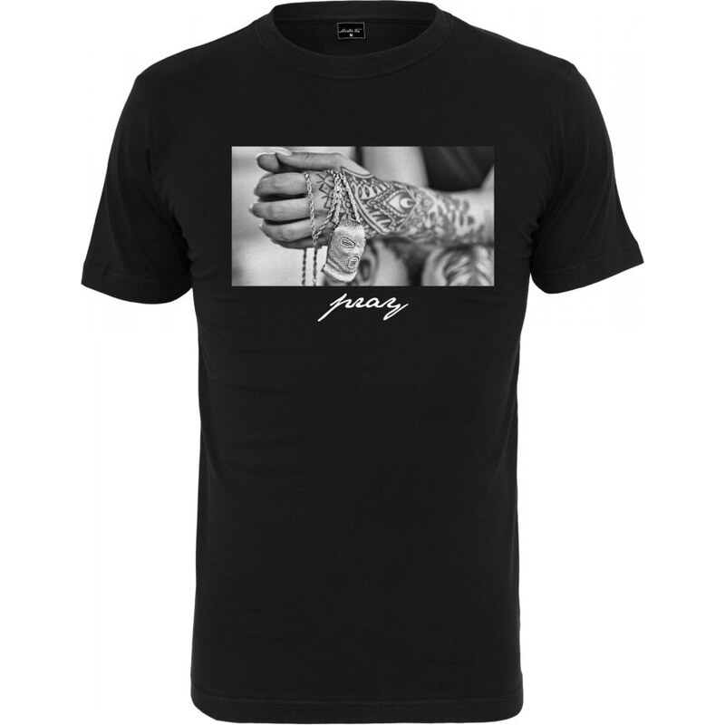 MISTER TEE Pray 2.0 Tee - black