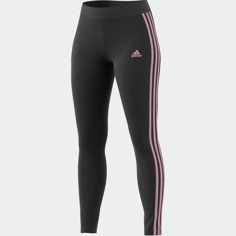 ADIDAS Dámské fitness legíny Adidas šedo-růžové