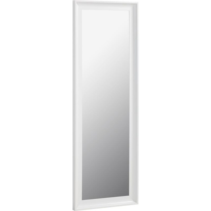 Bílé lakované zrcadlo Kave Home Romila 52 x 152 cm