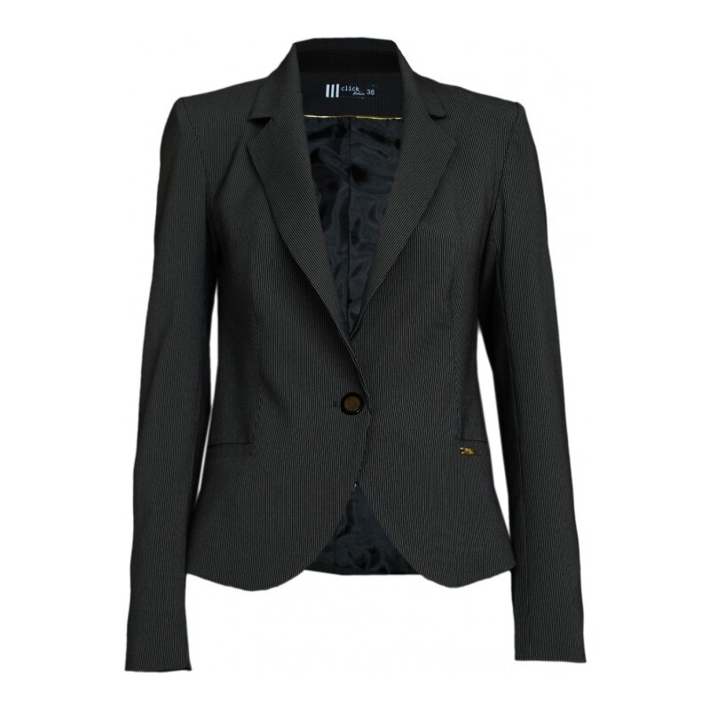 Click Fashion Luxusní dámské sako černé 9481 ClickFashion