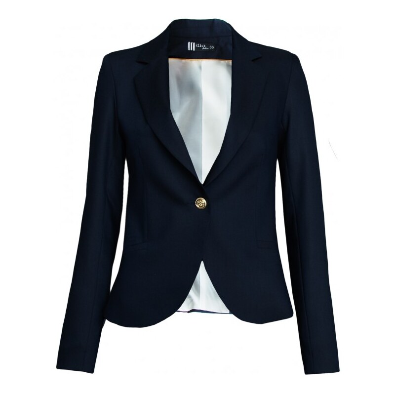 Click Fashion Luxusní dámské sako navy blue 2948 ClickFashion