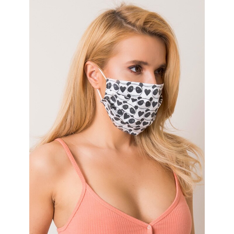 Fashionhunters Černobílá ochranná maska