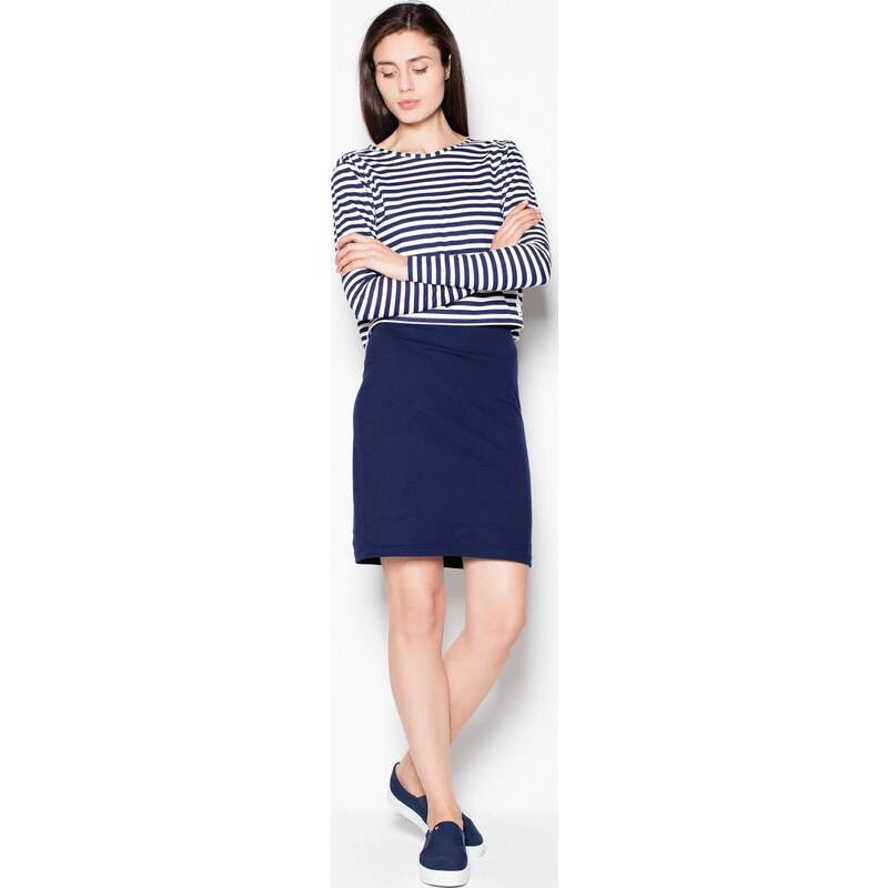 VENATON Pruhované dvoudílné šaty VT065 Stripes Pruhovaný vzor 47188220