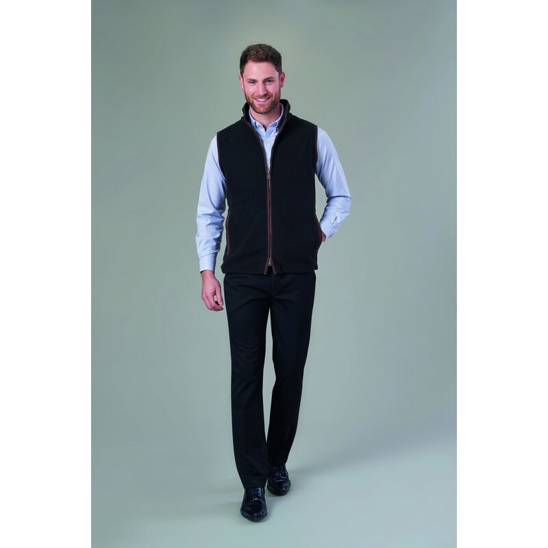 Pánské kalhoty k obleku Holbeck Slim Fit Brook Taverner - Běžná délka 80 cm