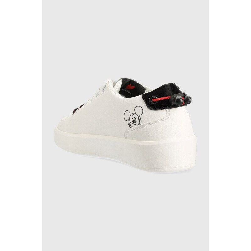 Sneakers boty Desigual Mickey bílá barva