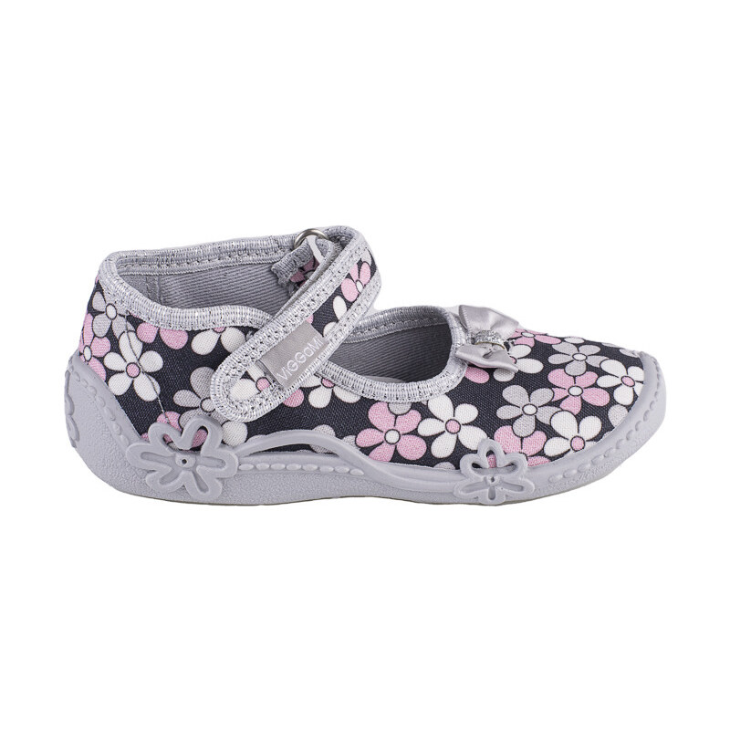 Girls' slippers Viggami Zosia flowers