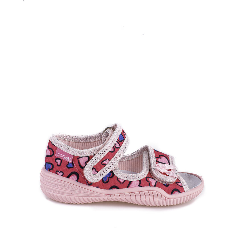 Girls' slippers Viggami Ania hearts