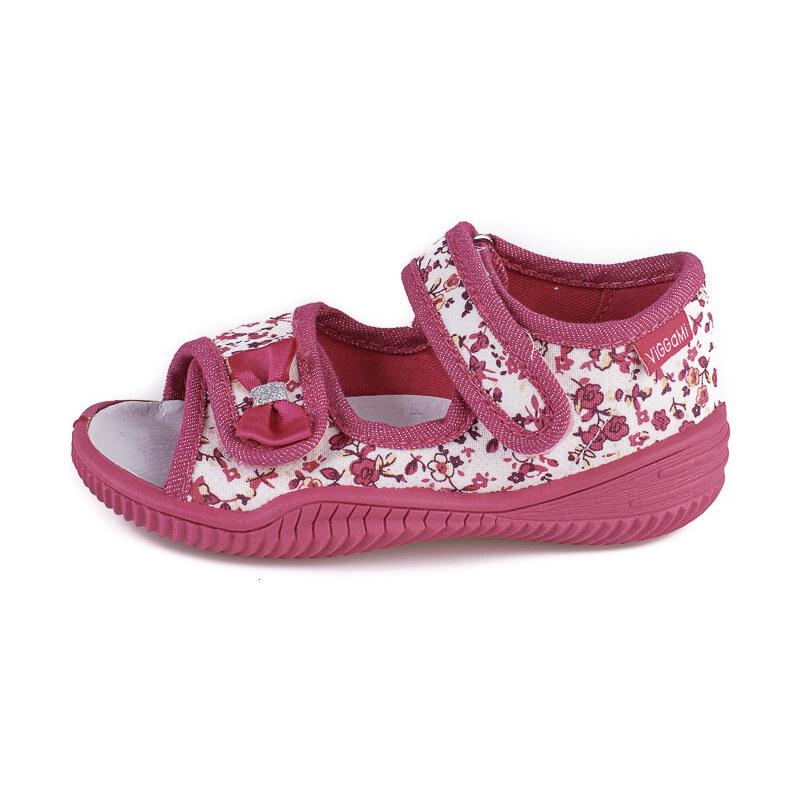 Girls' slippers Viggami Hania flowers