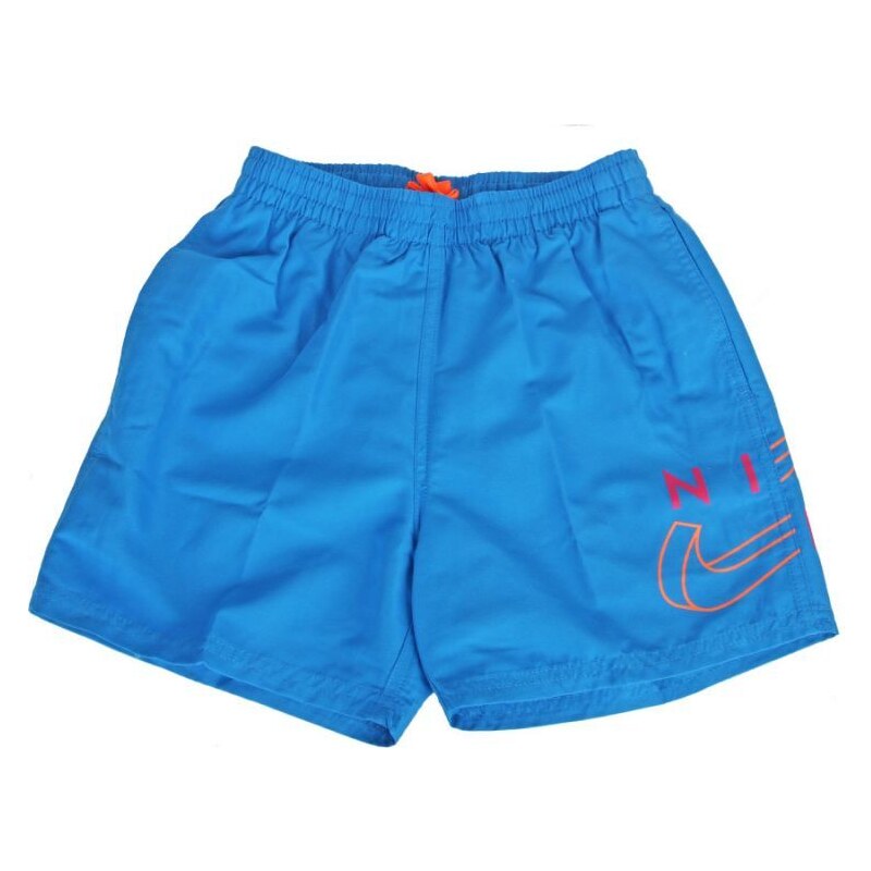 Chlapecké plavecké šortky Split Logo Lap 4" Jr NESSC786 458 - Nike