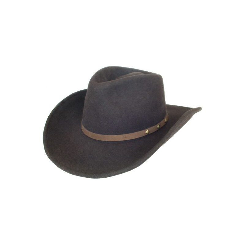Stetson Bangs - hnědý plstěný klobouk westernového typu