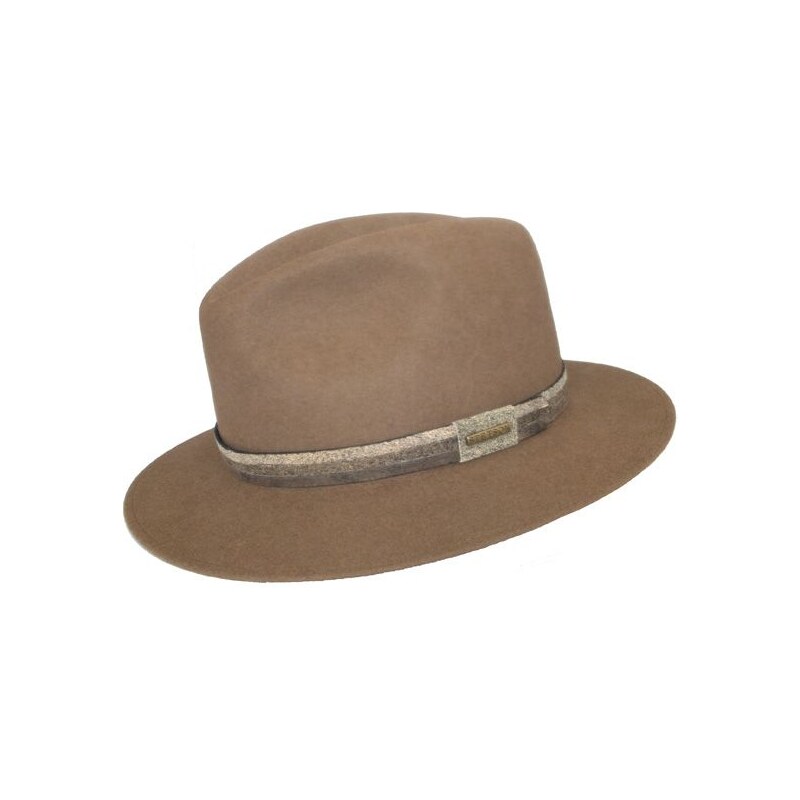 Stetson Ramsey - světle hnědý plstěný klobouk