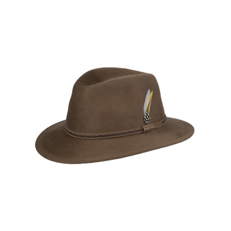 Stetson Rochester - hnědý klobouk z vlnění plsti