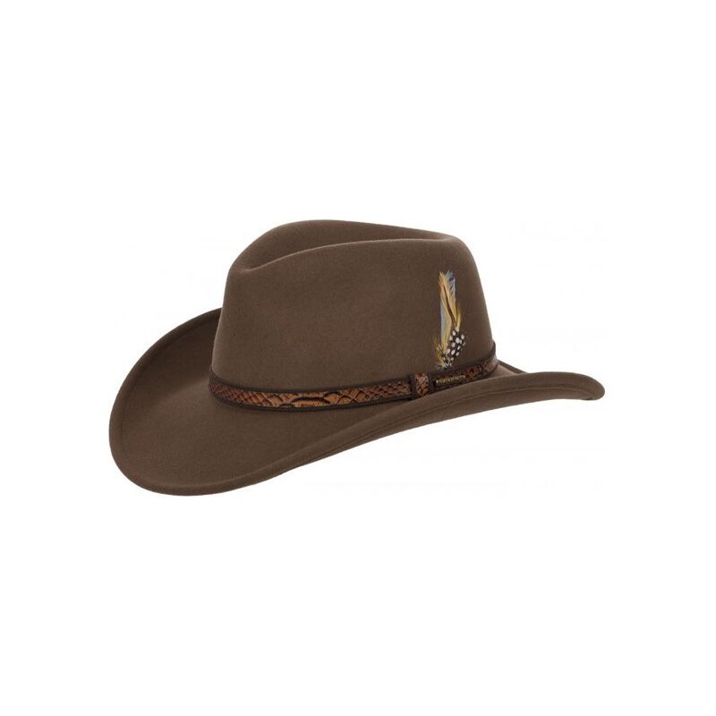 Stetson Chalco - klasický kovbojský klobouk v hnědé barvě