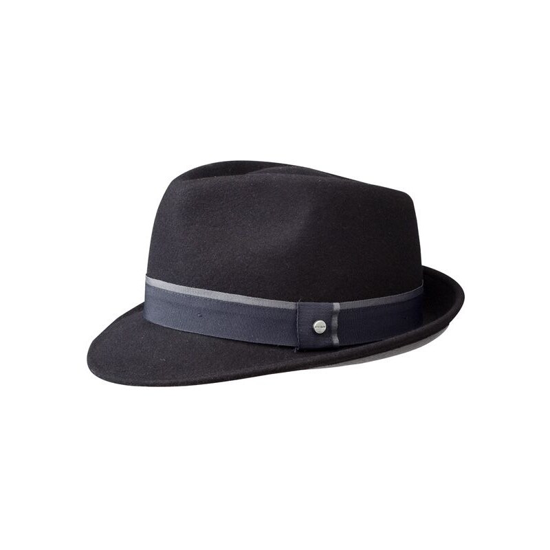 Stetson Woburn - modrý plstěný trilby klobouk