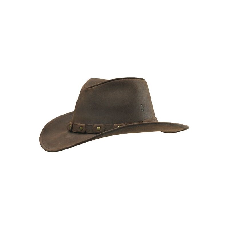 Stetson Anville - hnědý kožený westernový klobouk
