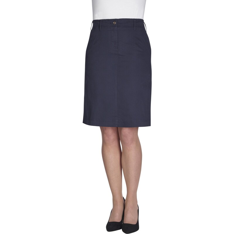 Dámská elastická sukně Chino Austin Business Casual Brook Taverner Běžná délka 56 cm