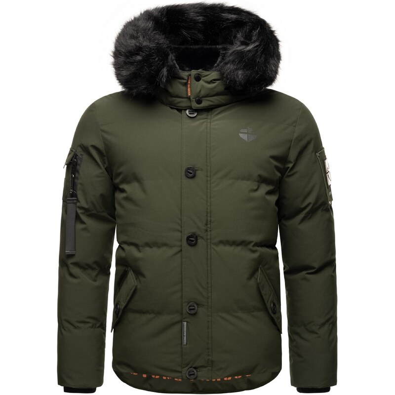 STONE HARBOUR Zimní bunda Halvaar khaki