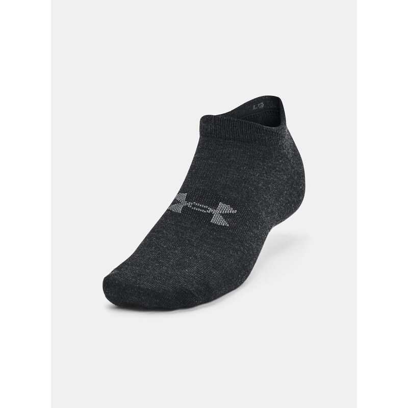 Under Armour Ponožky UA Essential No Show 3pk-BLK - unisex