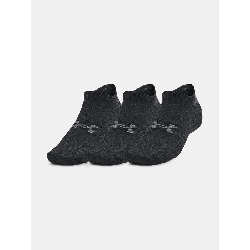 Under Armour Ponožky UA Essential No Show 3pk-BLK - unisex