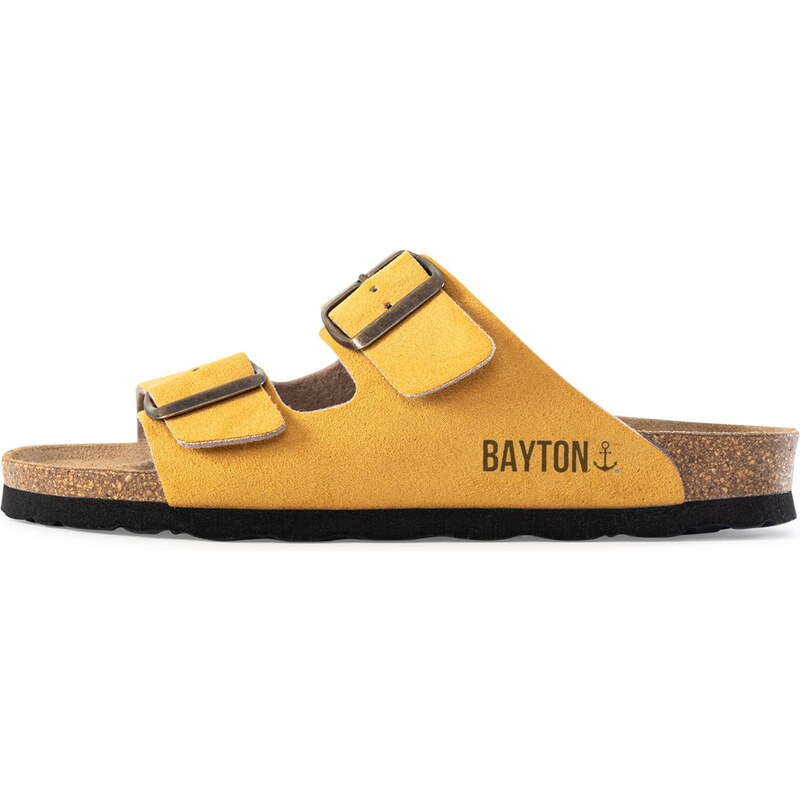 Bayton Pantofle Atlas žlutá / černá