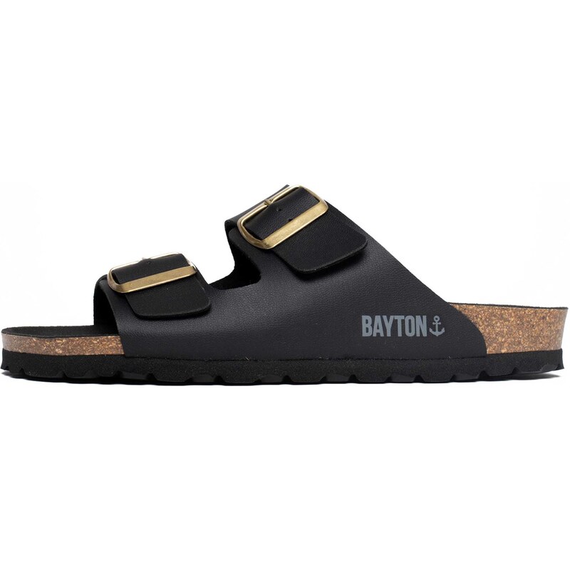 Bayton Pantofle Atlas černá / bílá