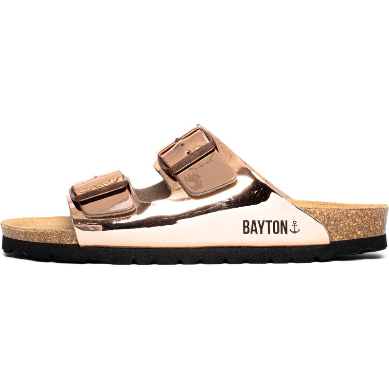 Bayton Pantofle Atlas růžově zlatá 82100695