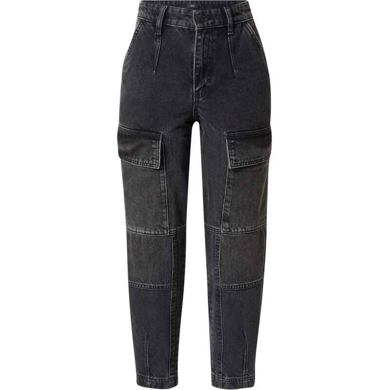 River Island Džíny s kapsami černá