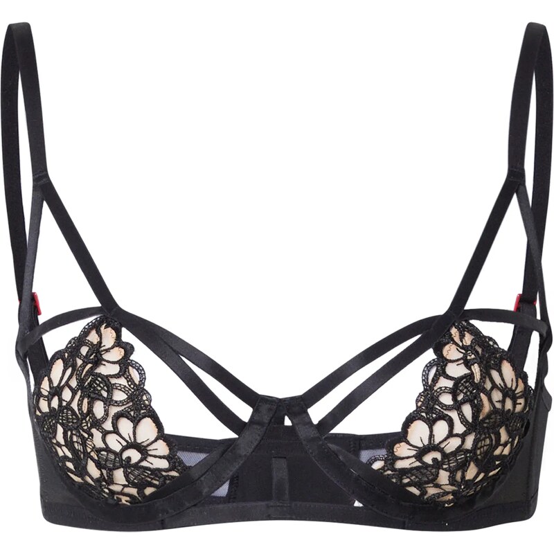 Scandale éco-lingerie Podprsenka pudrová / černá 111049681