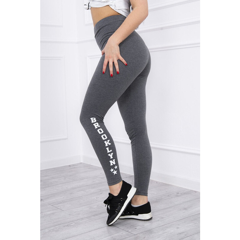 K-Fashion Legíny kalhoty Brooklyn graphite 84211222