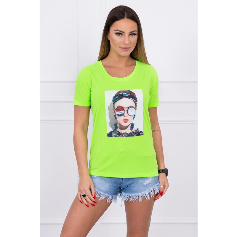 Halenka s zelenou model 18742988 - K-Fashion