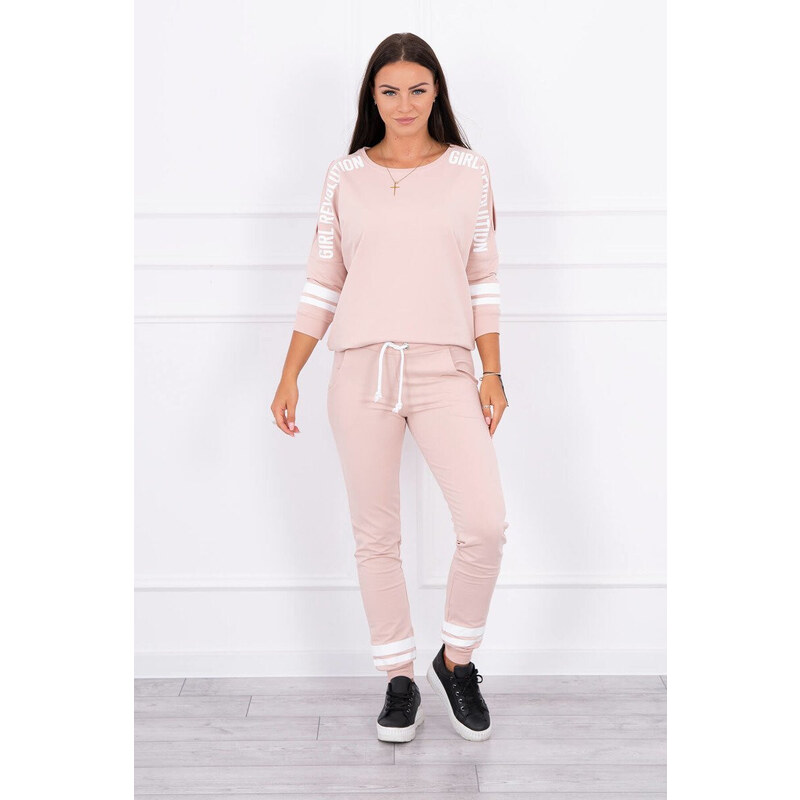 K-Fashion Girl Revolution set tmavě pudrově růžový