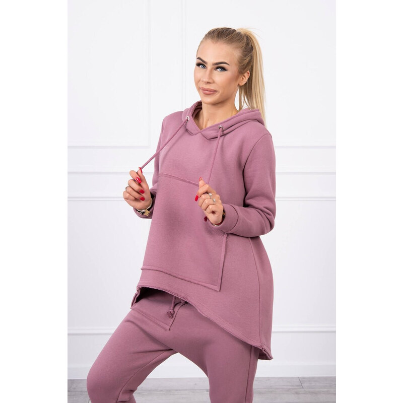 K-Fashion Sada kalhot Baggy tmavě růžová 84211794