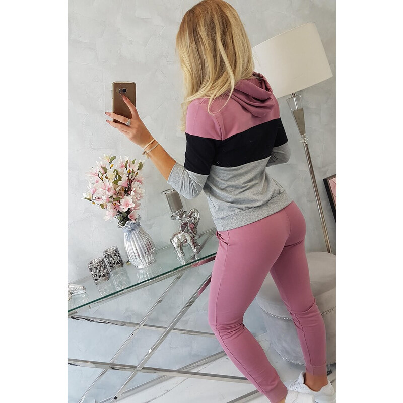 pruhovaná sada tmavě model 18745610 - K-Fashion