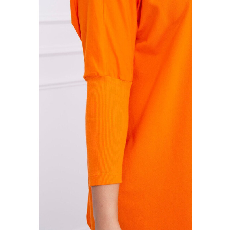 K-Fashion Oversize halenka oranžová