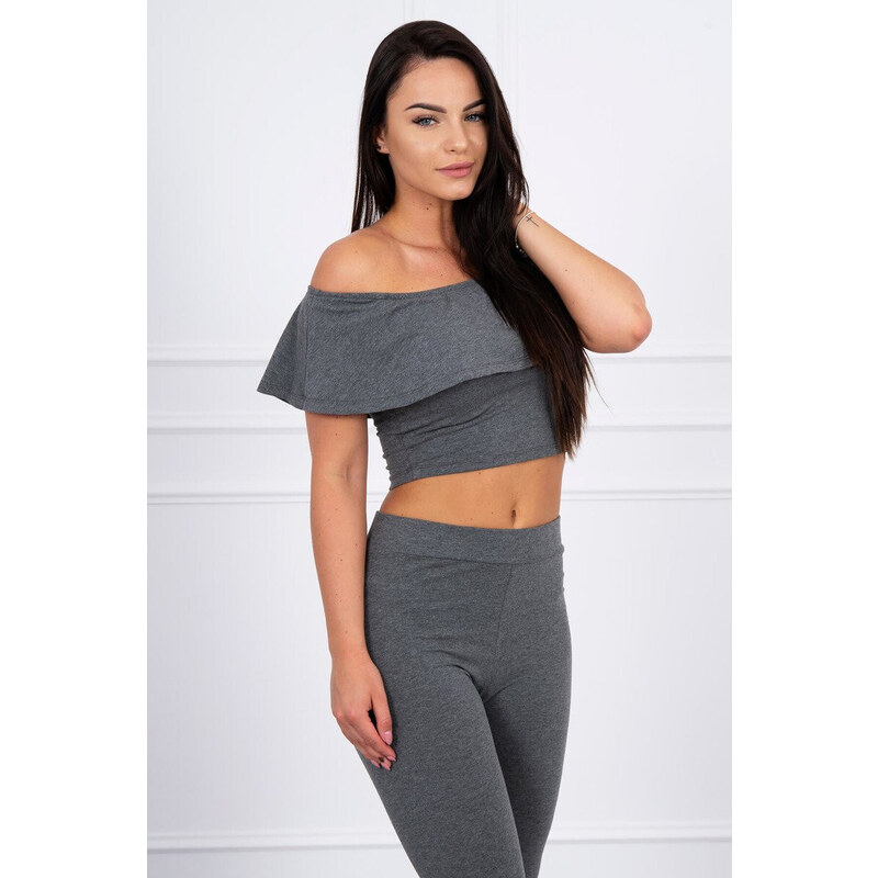K-Fashion Sada s volánky grafit 84211233