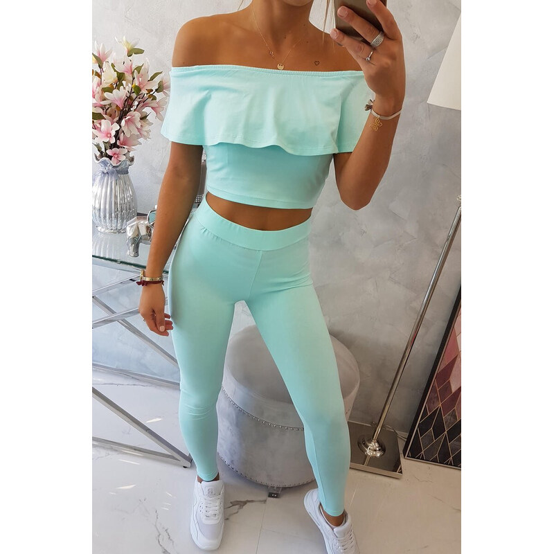 K-Fashion Sada s volánky máta