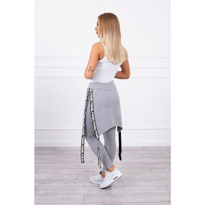 s nápisem šedý model 18743246 - K-Fashion