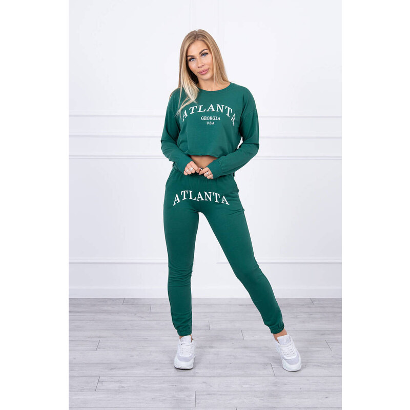 K-Fashion Atlanta tištěná sada zelená