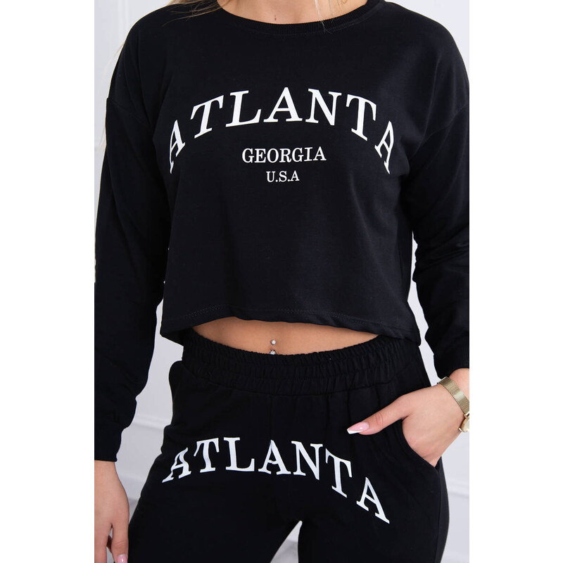 K-Fashion Atlanta tištěná sada černá