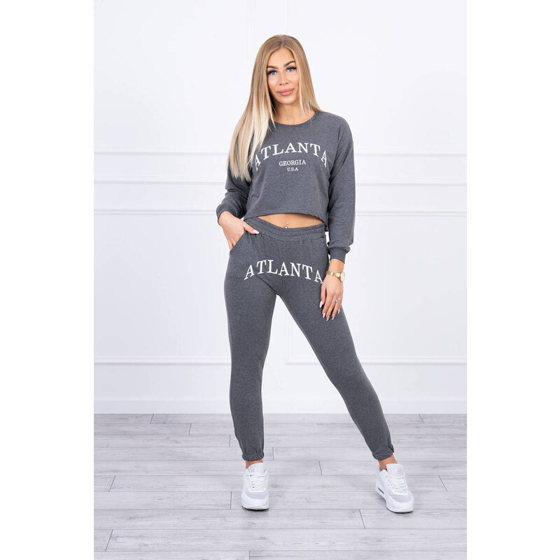 K-Fashion Atlanta tištěná sada grafit