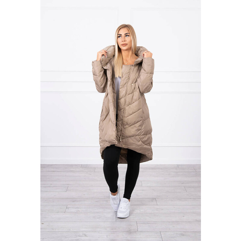 K-Fashion Zimní bunda FIFI Donna beige