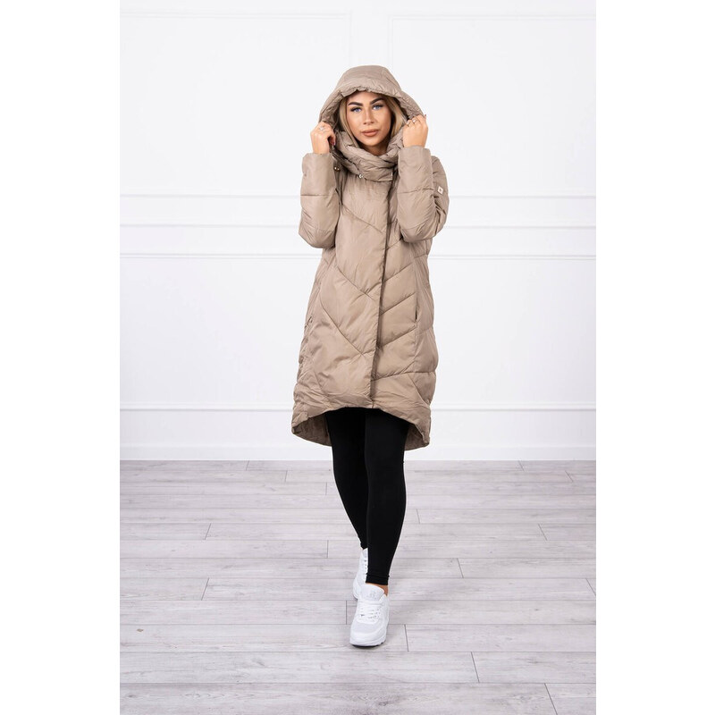 K-Fashion Zimní bunda FIFI Donna beige