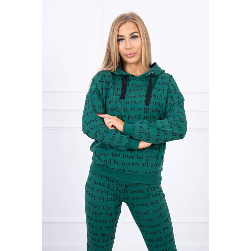 K-Fashion Zelená sada s potiskem 84234801