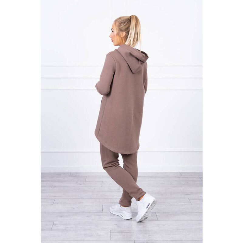 K-Fashion Sada kalhot Baggy Mocca