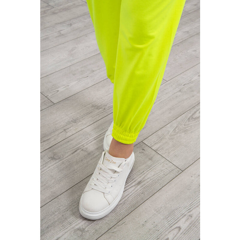 K-Fashion Set top+kalhoty žlutá neonová 84212793
